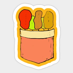 Fall In Pocket Sticker